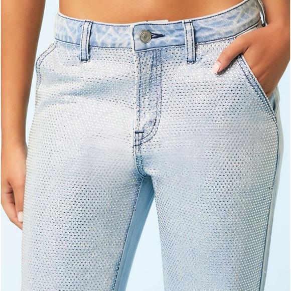 Forever 21 Rhinestone Jeans - Picture 4 of 12
